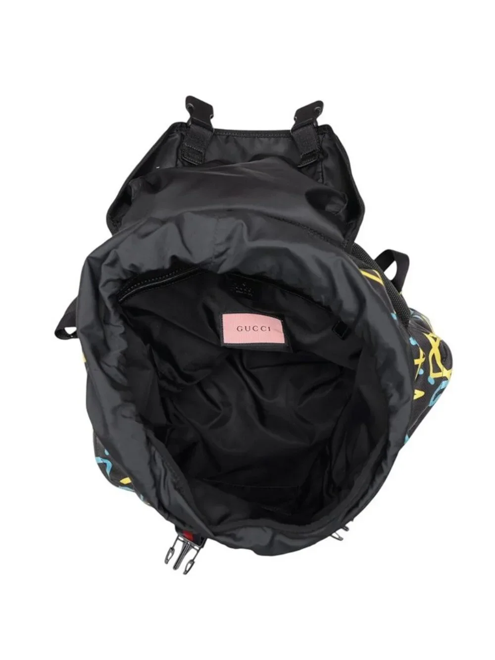 Gucci Backpack Ghost Nylon Canvas Black